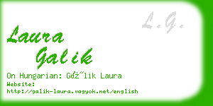 laura galik business card